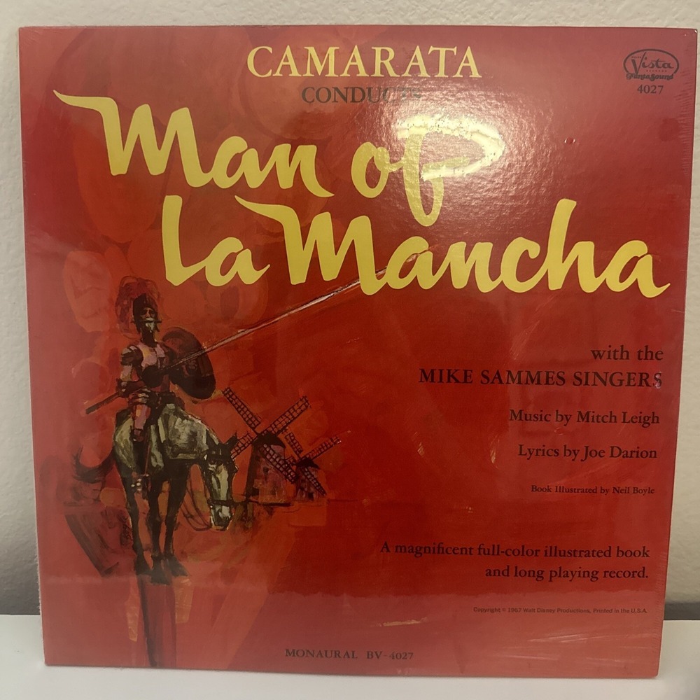 Camarata Conducts Man Of La Mancha * Monaural 4027 Sealed New Record LP
